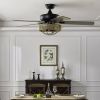 52" Naco 5-Blade LED Ceiling Fan with Remote Control