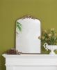 36"in Gold Framing with Baroque Detailing Wall Decor with Luxurious Look., over Fireplace Mantel, Bathroom