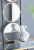47.2 "in Eclectic Styling Metal Beaded Black Wall Mirror with Contemporary Design for Bedroom,Liveroom & Entryway