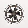 Best sells Modern Enclosed Ceiling Fan Indoor with Remote Control and Bladeless Rust Red Industrial Ceiling Fan Light Kit