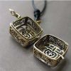 Small Cube Hollow Hanging Ornaments for Car Interior Home Office Decor Can Be Used As Sachet