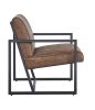 Modern design high quality PU(BROWN)+ steel armchair; for Kitchen; Dining; Bedroom; Living Room