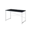 Tennos Vanity Desk in Black &amp; Chrome Finish AC00904
