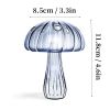 7 Style Mushroom Glass Vase Creative Hydroponics Vases Aromatherapy Bottle Desktop Crafts Ornament Living Room Home Office Decor