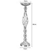 Gold/Silver Wedding Candle Holders Decor Table Centerpiece Pillar Flower Vase Rack Stand Road Lead Floral Bouquet Party Supplies