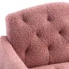 Accent Chair ,leisure single sofa with Rose Golden feet