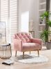 Accent Chair ,leisure single sofa with Rose Golden feet