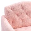 Accent Chair ,leisure single sofa with Rose Golden feet
