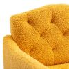 Accent Chair ,leisure single sofa with Rose Golden feet
