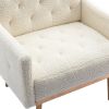 Accent Chair ,leisure single sofa with Rose Golden feet
