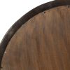 D20x1.5"Transitional Decor Style Mango Wood Wall Mirror Wall Decor with Frame of Solid Mango Wood for Bathroom,Entryway Console Lean Against Wall