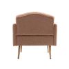 Accent Chair ,leisure single sofa with Rose Golden feet