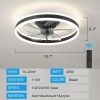 Ceiling Fan with Lights Dimmable LED