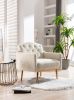 Accent Chair ,leisure single sofa with Rose Golden feet