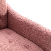 Accent Chair ,leisure single sofa with Rose Golden feet