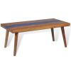 Coffee Table Teak Resin 39.4"x19.7"x15.7"