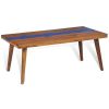 Coffee Table Teak Resin 39.4"x19.7"x15.7"
