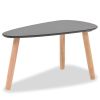 Coffee Table Set 2 Pieces Solid Pinewood