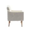 Accent Chair ,leisure single sofa with Rose Golden feet