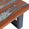 Coffee Table Teak Resin 39.4"x19.7"x15.7"