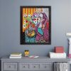 Framed Canvas Wall ArtOil Paintings Impressionism Aesthetic Prints Canvas Paintings for Living Room Bedroom Office Home