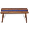 Coffee Table Teak Resin 39.4"x19.7"x15.7"